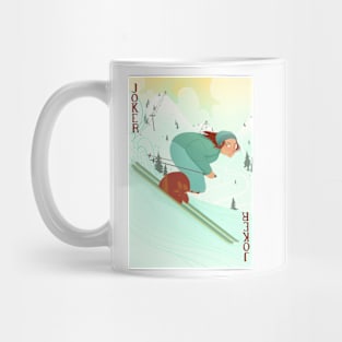 Ski Playing Card Mug